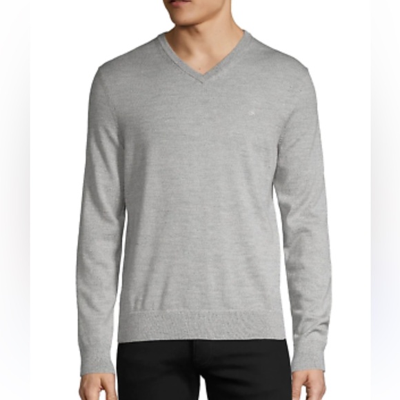Calvin Klein Light Gray Crewneck Sweater - Picture 1 of 7
